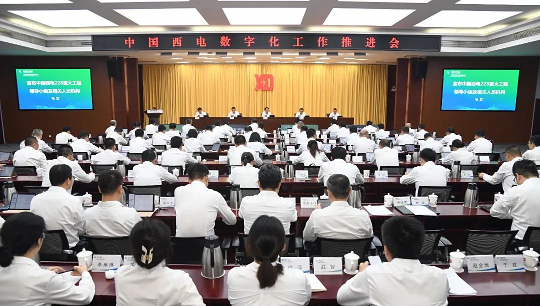 中國西電召開2025年數字化工作推進會