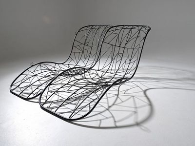 Joanina Pastoll设计的创意金属网状吊椅